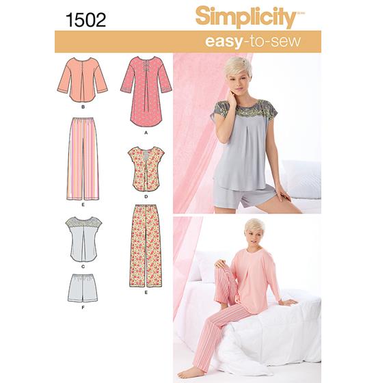 Simplicity 1502A snitmønster